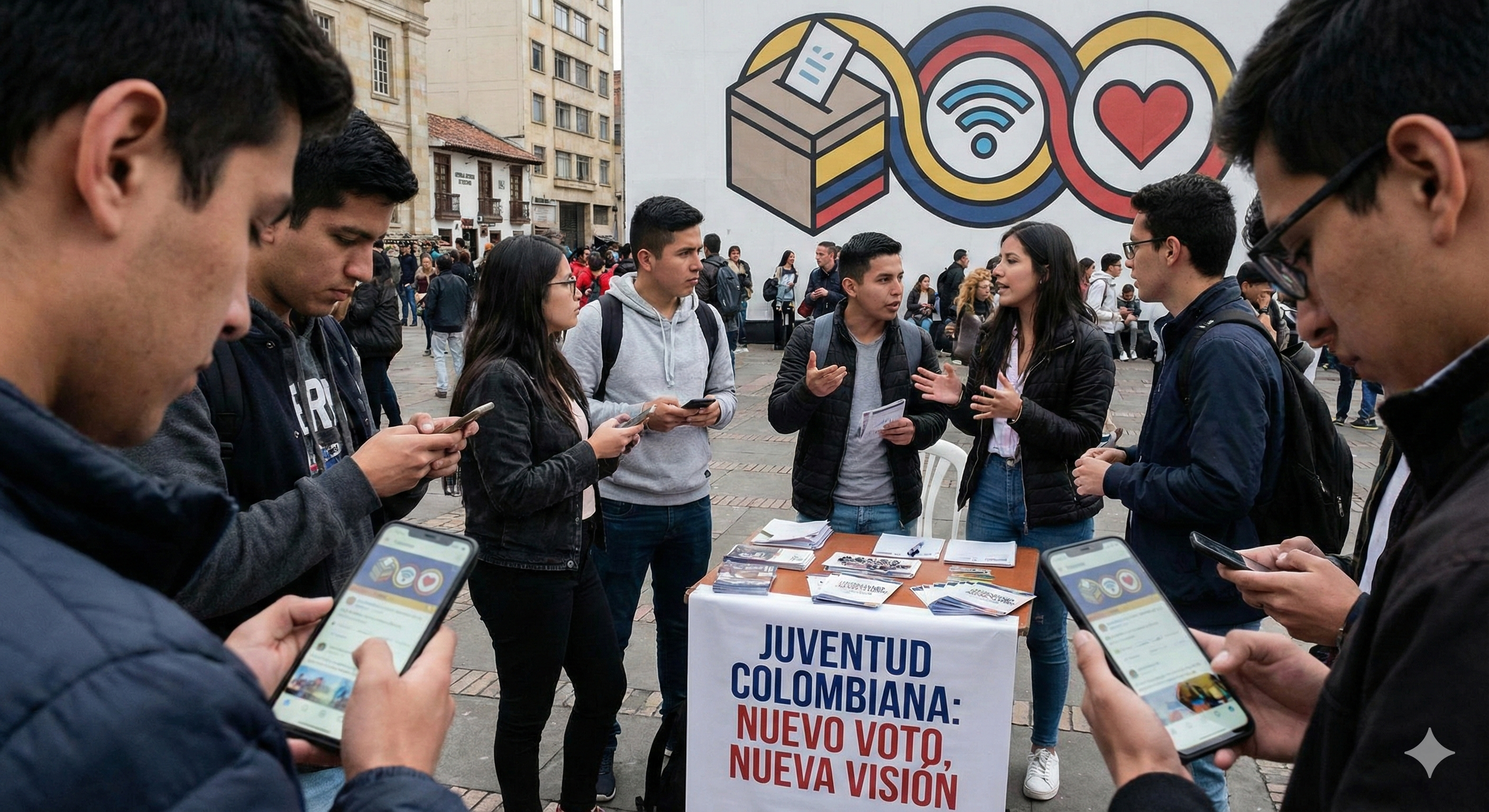 Juventud colombiana redefine su voto entre redes, confianza y cambio ideológico
