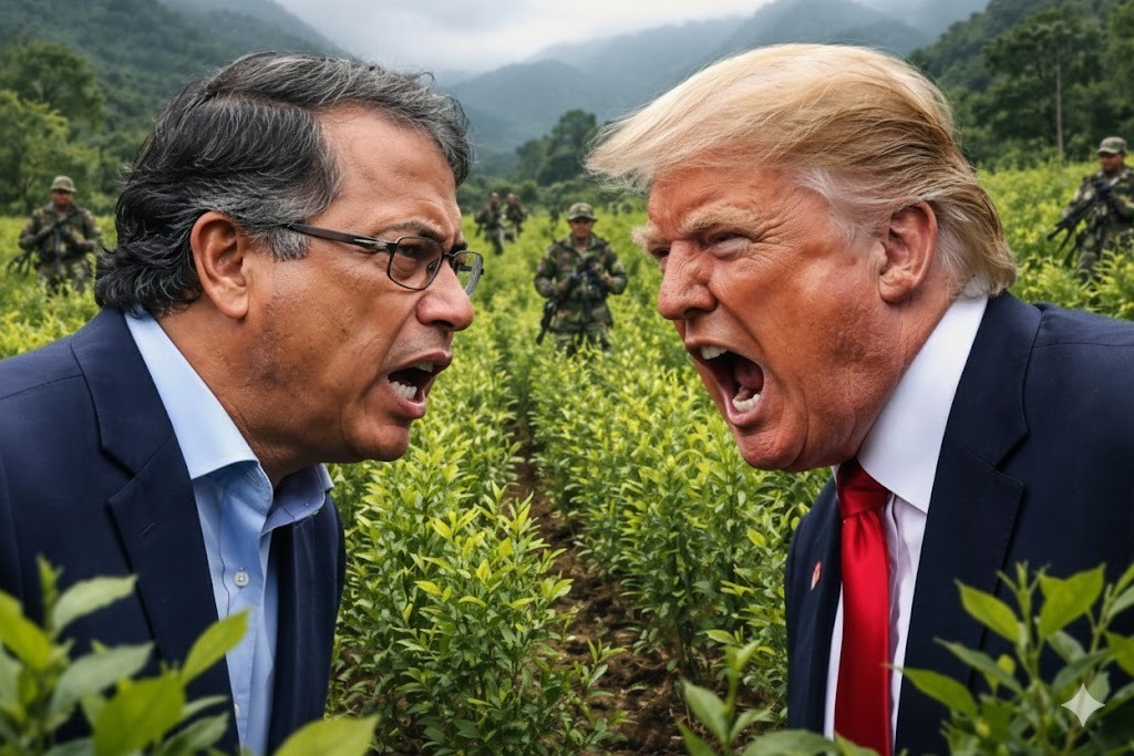 Trump endureció el pulso: coca en récord y Colombia descertificada